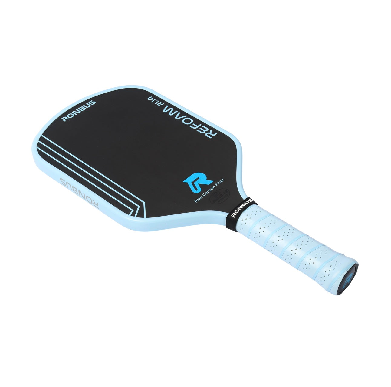 Ronbus Refoam R1.14 raw T700 carbon fiber paddle face close up
