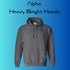 Alpha Heavy Weight Classic Fit Hoodie - Pickleball Paddle Shop