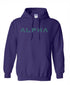 Alpha Heavy Weight Classic Fit Hoodie - Pickleball Paddle Shop