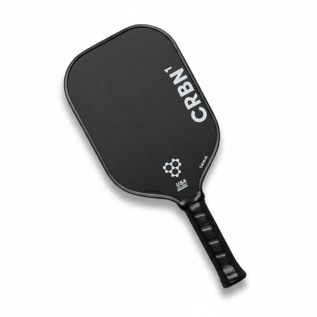 CRBN¹ Carbon Fiber Pickleball Paddle — Elongated 14mm