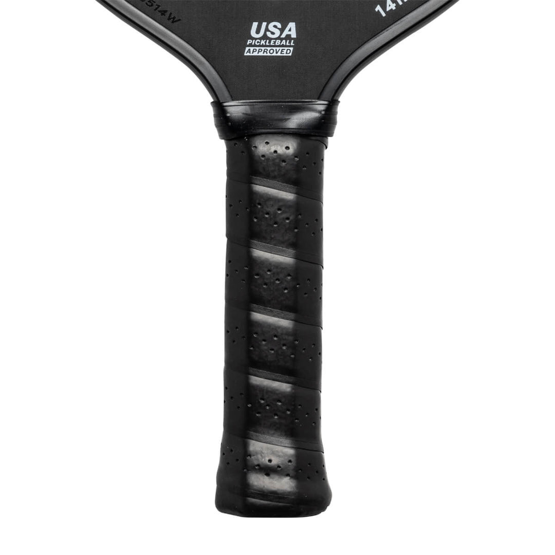 CRBN¹ 14mm elongated pickleball paddle — raw T700 carbon face