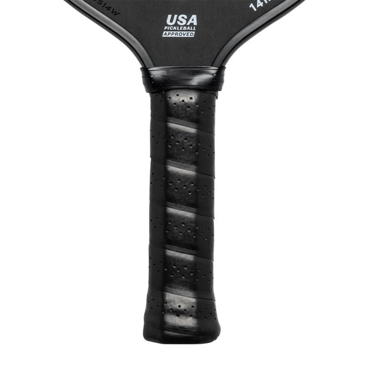 CRBN¹ 14mm elongated pickleball paddle — raw T700 carbon face