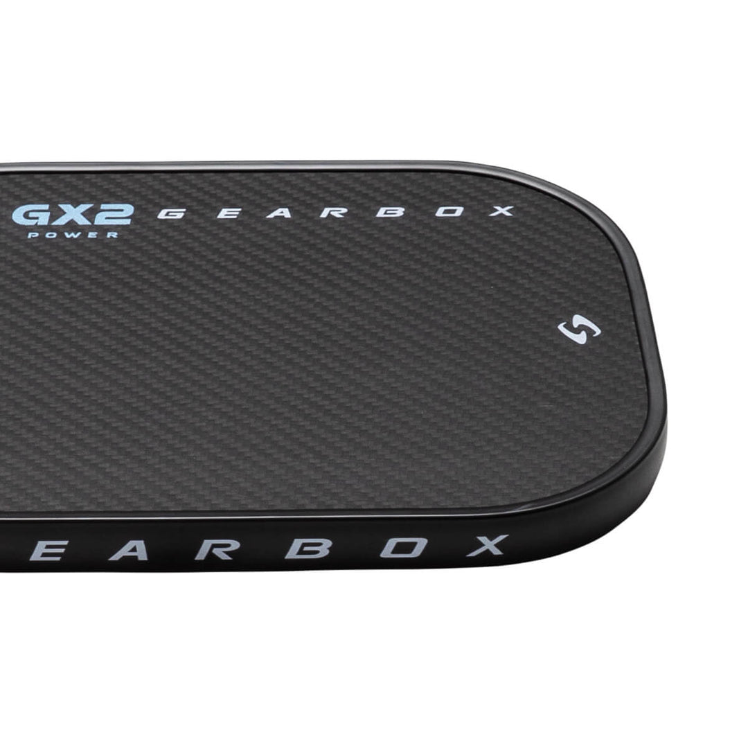 Black gearbox with 'GX2 Gearbox' branding on a white background