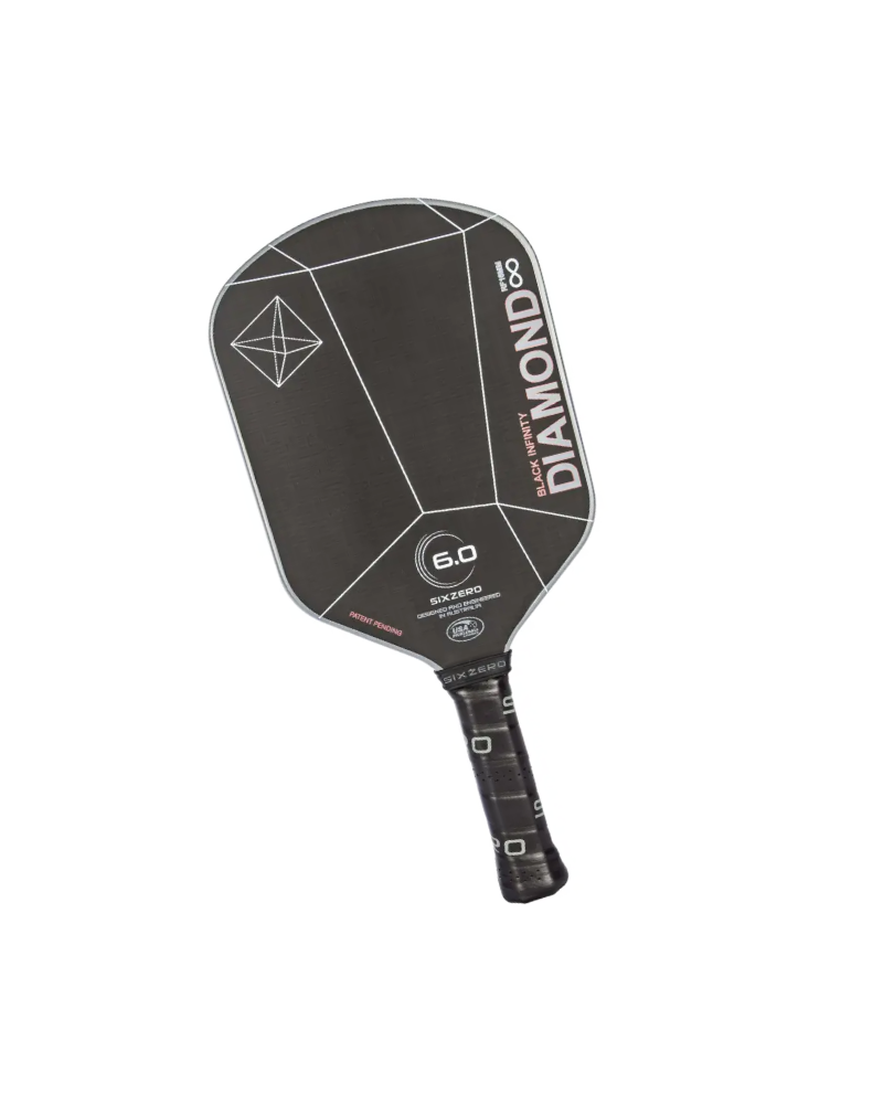 Six Zero Infinity Edgeless Black Diamond Power Pickleball Paddle