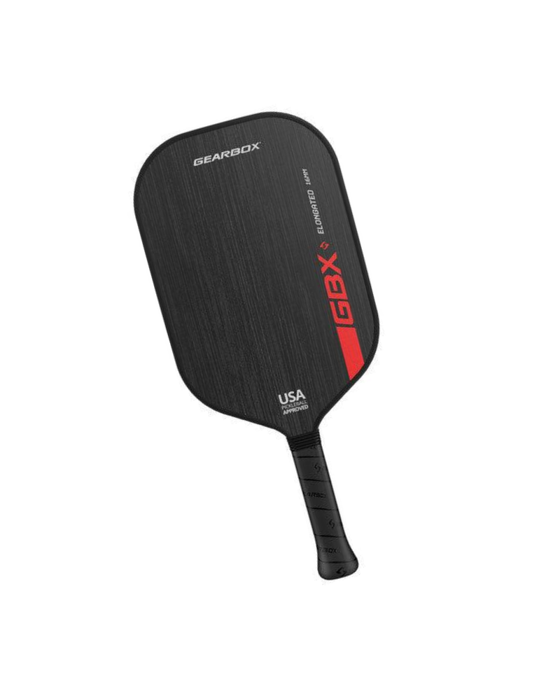 Gearbox GBX Raw Carbon Fiber Pickleball Paddle