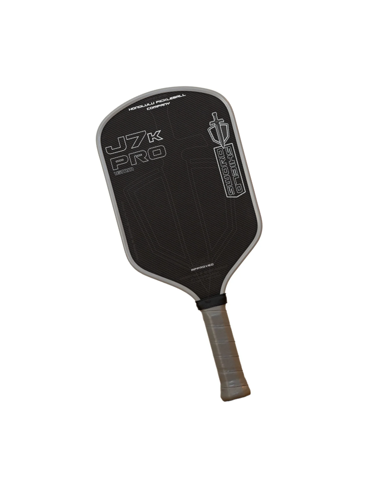 Honolulu Sword & Shield J7K Pro Kevlar 16mm Elongated Pickleball Paddle