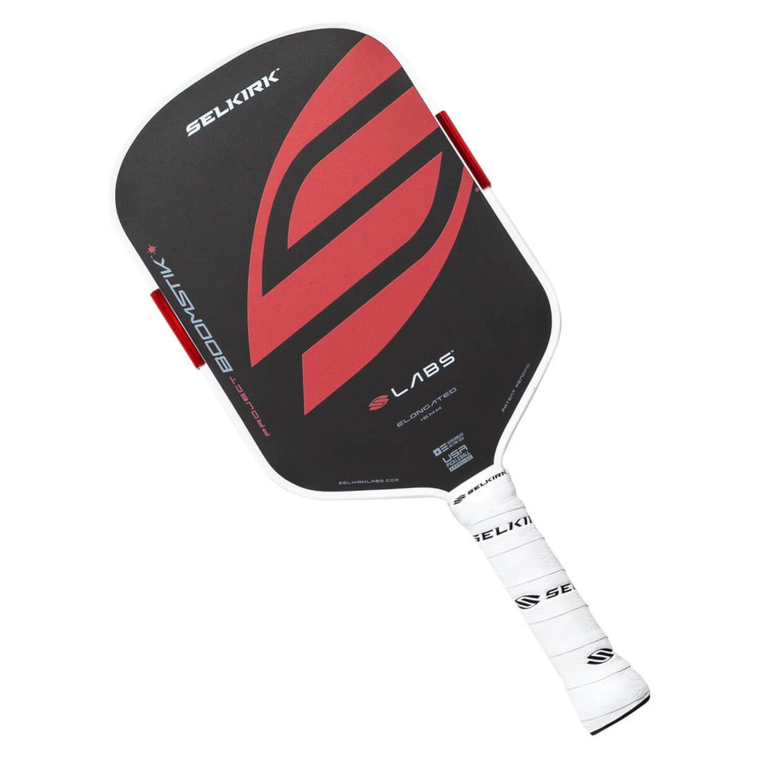 Selkirk LABS Boomstik Jack Sock Signature 16mm Elongated pickleball paddle – front view
