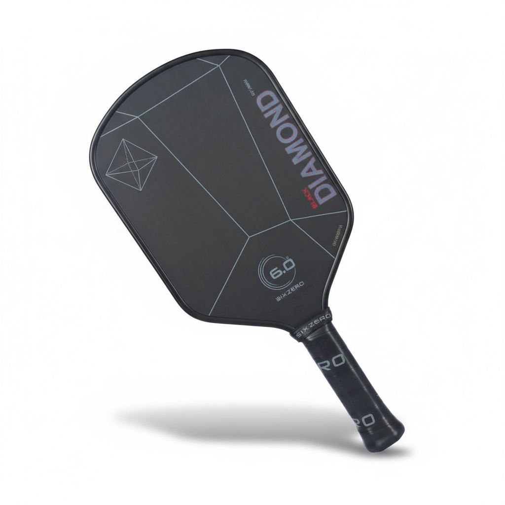 Pala de pickleball Six Zero Black Diamond Power de 16 mm 