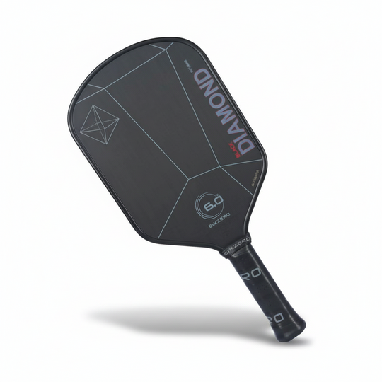 Pala de pickleball Six Zero Black Diamond Power de 16 mm 