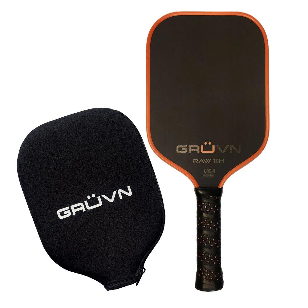 Gruvn RAW-16H Pickleball Paddle (Raw Carbon Fiber)