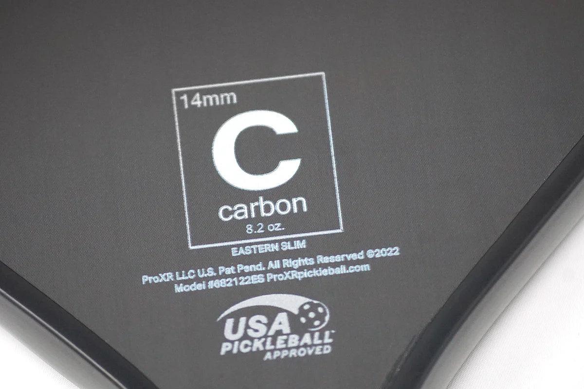 ProXR Raw Carbon 14mm Pickleball Paddle - Pickleball Paddle Shop